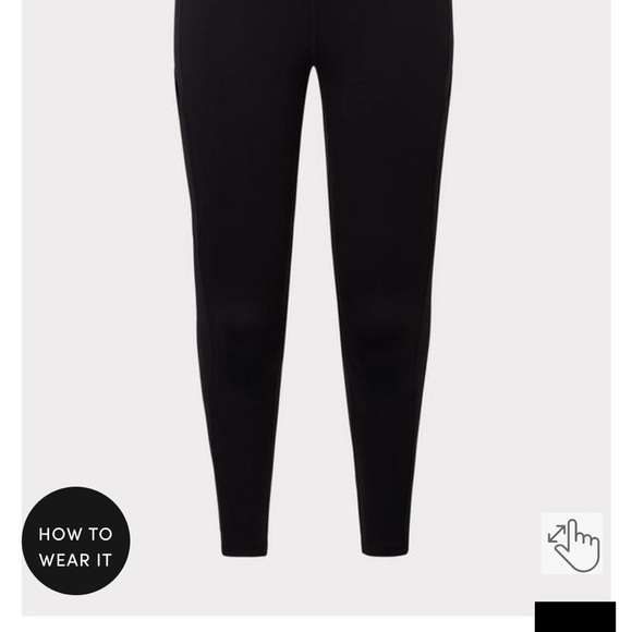 Torrid 2X Full Length Active Legging with Side Pockets Performance Core - Picture 10 of 11